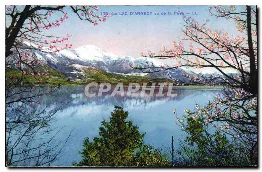 CPA Le Lac d'Annecy Vu de la Puye 