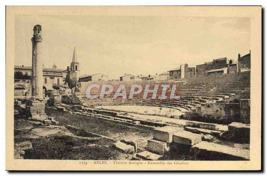 CPA Arles Theatre Antique Ensemble des Gradins