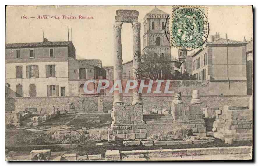 CPA Arles Le Theatre Romain 