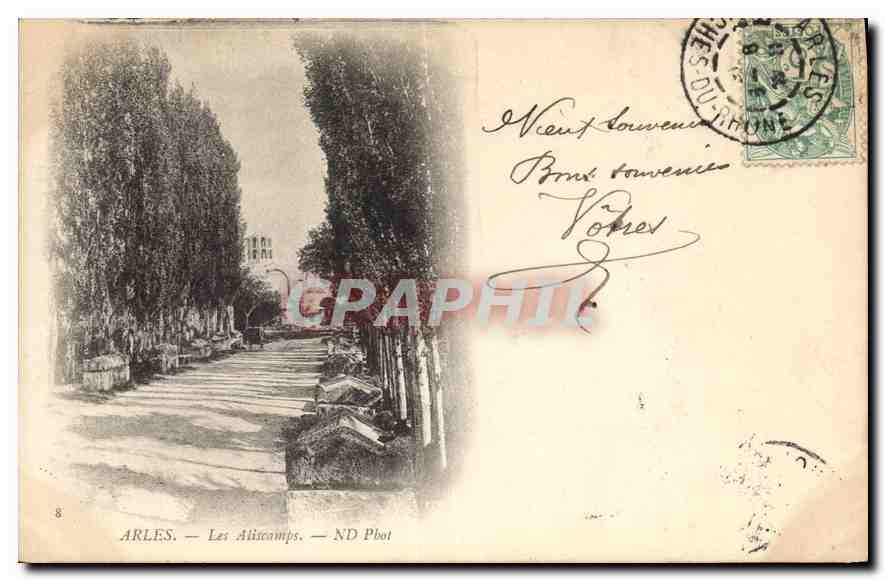 CPA Arles Les Aliscamps 