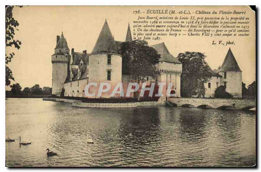 CPA Ecuille M et L Chateau du Plessis Bourre 