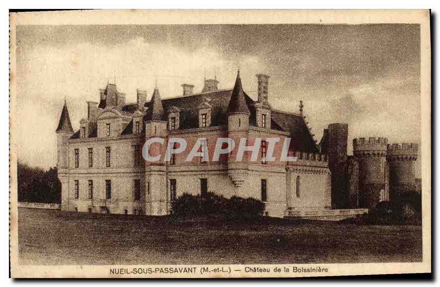 CPA Nueil Sous Passavant M et L Chateau de la Boissiniere 