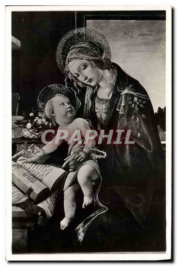 CPA Milano Musee Poldi Pezzoli Botticelli La Vergine col Bambino 