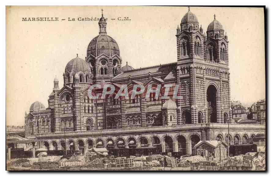 CPA Marseilles La Cathedrale 