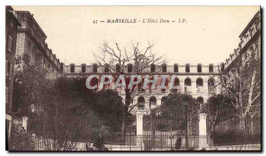 CPA Marseilles L'Hotel Dieu 