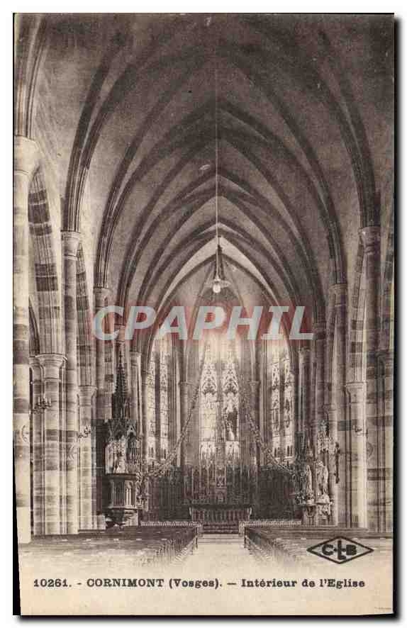 CPA Cornimont Vosges Interieur de l'Eglise