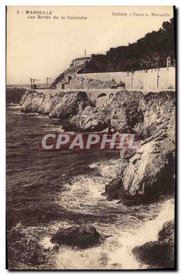 CPA Marseille Les Bords de la Corniche 