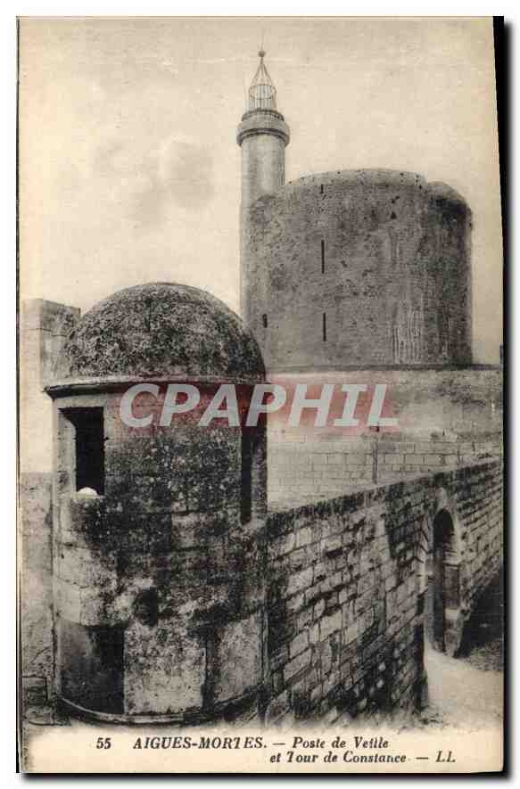 CPA Aigues Mortes Poste de Veille et Tour de Constance