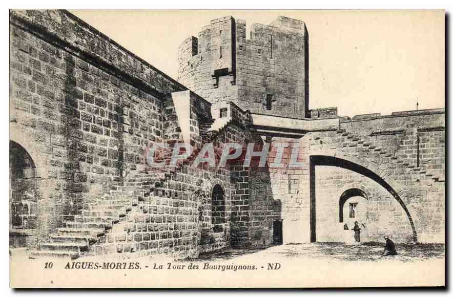 CPA Aigues Mortes La Tour des Bourguignons