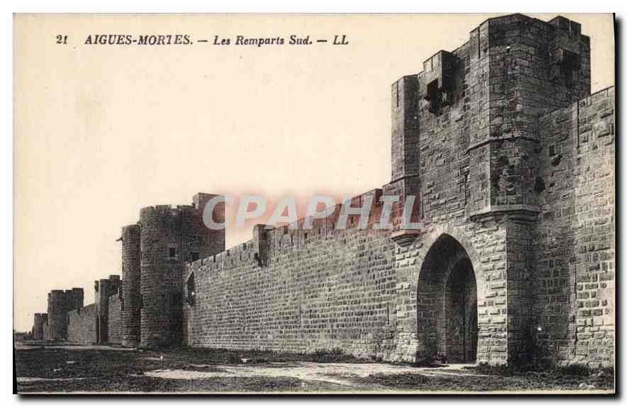 CPA Aigues Mortes Les Remparts Sud