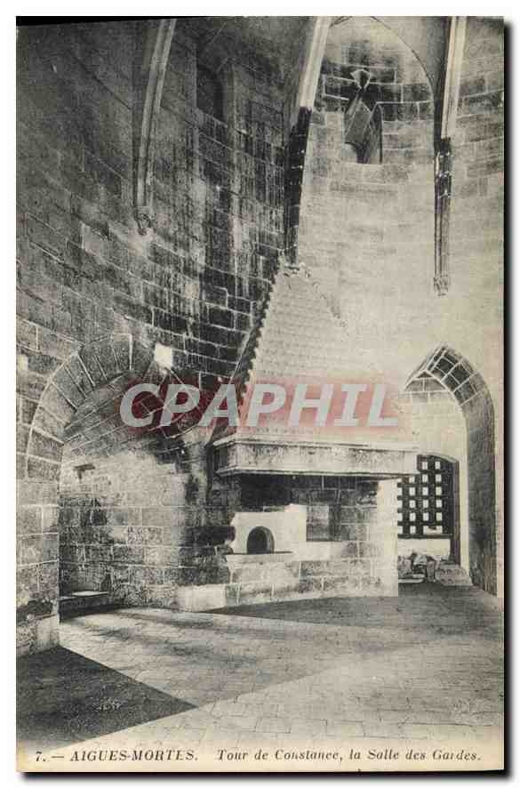 CPA Aigues Mortes Tour de Constance la Salle des Gardes 