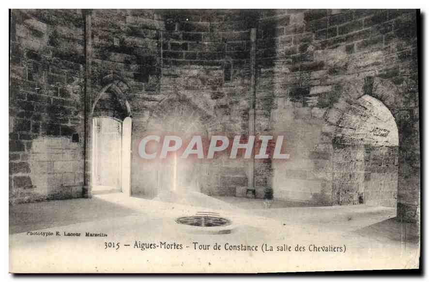 CPA Aigues Mortes Tour de Constance La salle des Chevaliers 