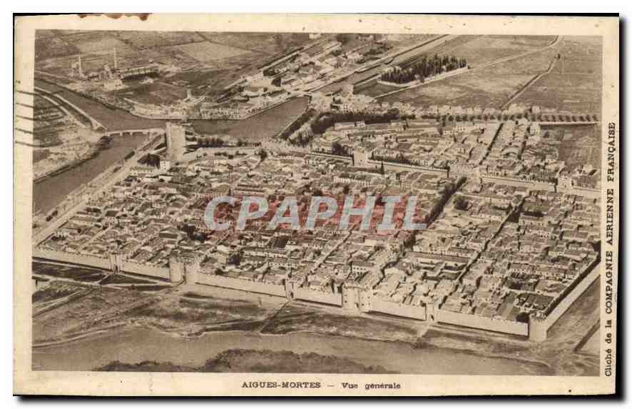 CPA Aigues Mortes Vue generale 