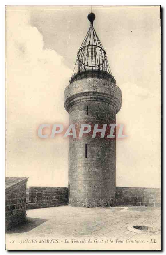 CPA Aigues Mortes La Tourelle du Guet et la Tour Constance 