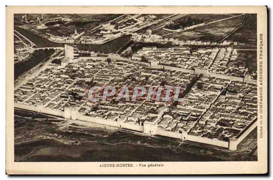 CPA Aigues Mortes Vue generale 