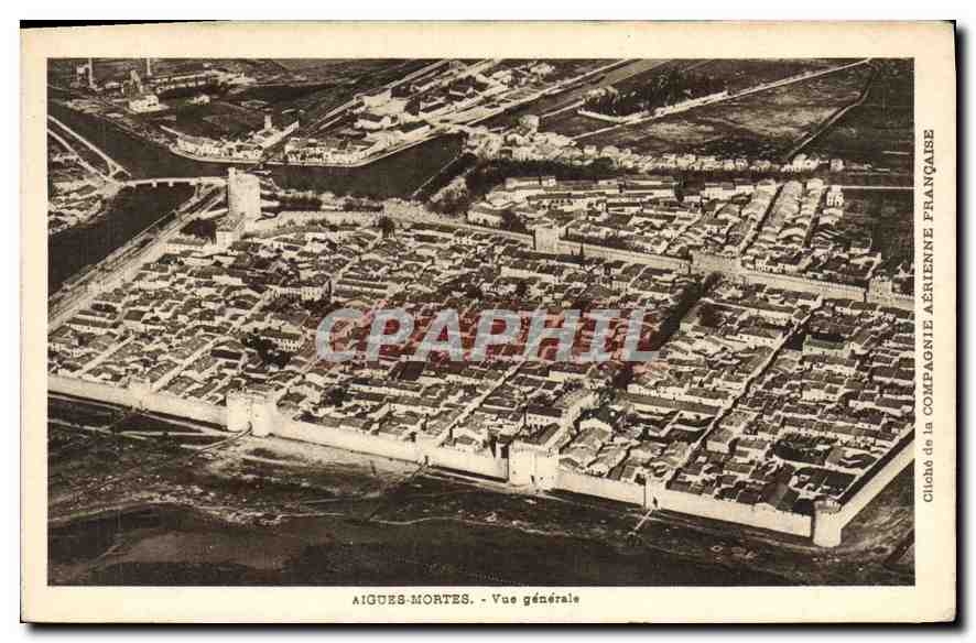 CPA Aigues Mortes Vue generale 