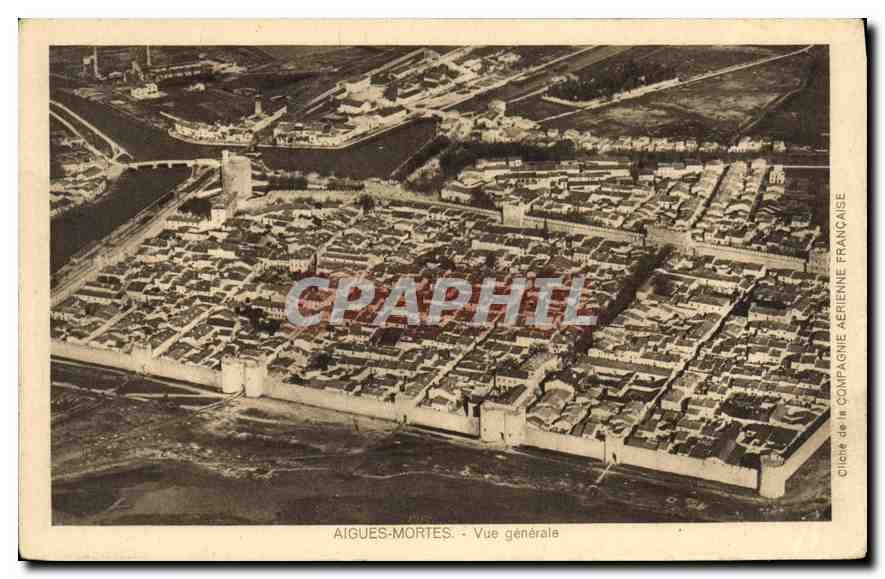 CPA Aigues Mortes Vue generale 