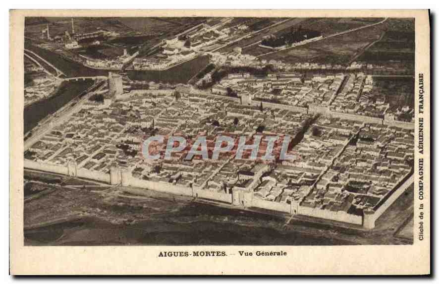 CPA Aigues Mortes Vue Generale 