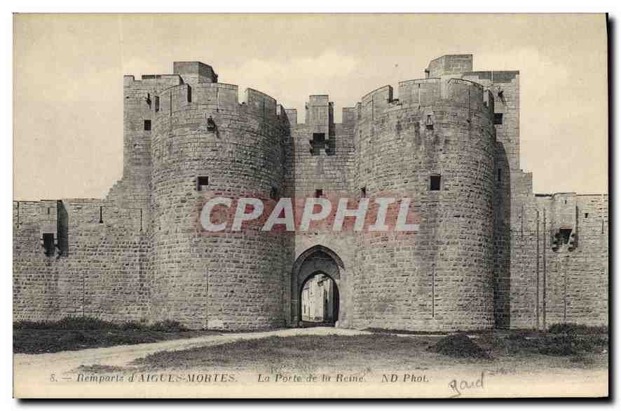 CPA Remparts d'Aigues Mortes La Porte de la Reine 