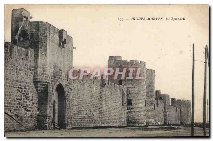 CPA Aigues Mortes les Remparts 