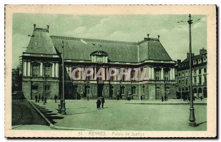 CPA Rennes Palais de Justice 