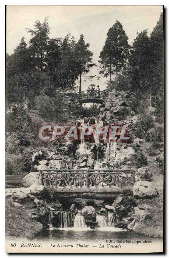 CPA Rennes La Nouveau Thabor La Cascade 