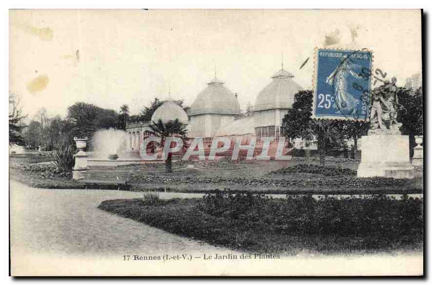 CPA Rennes L et V Le Jardin des Plantes 