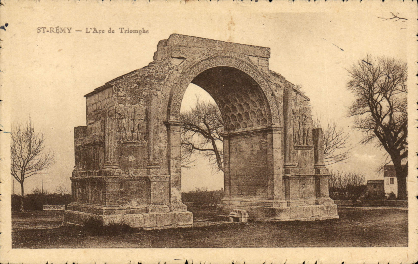 CPA St Remy l'Arc de Triomphe 
