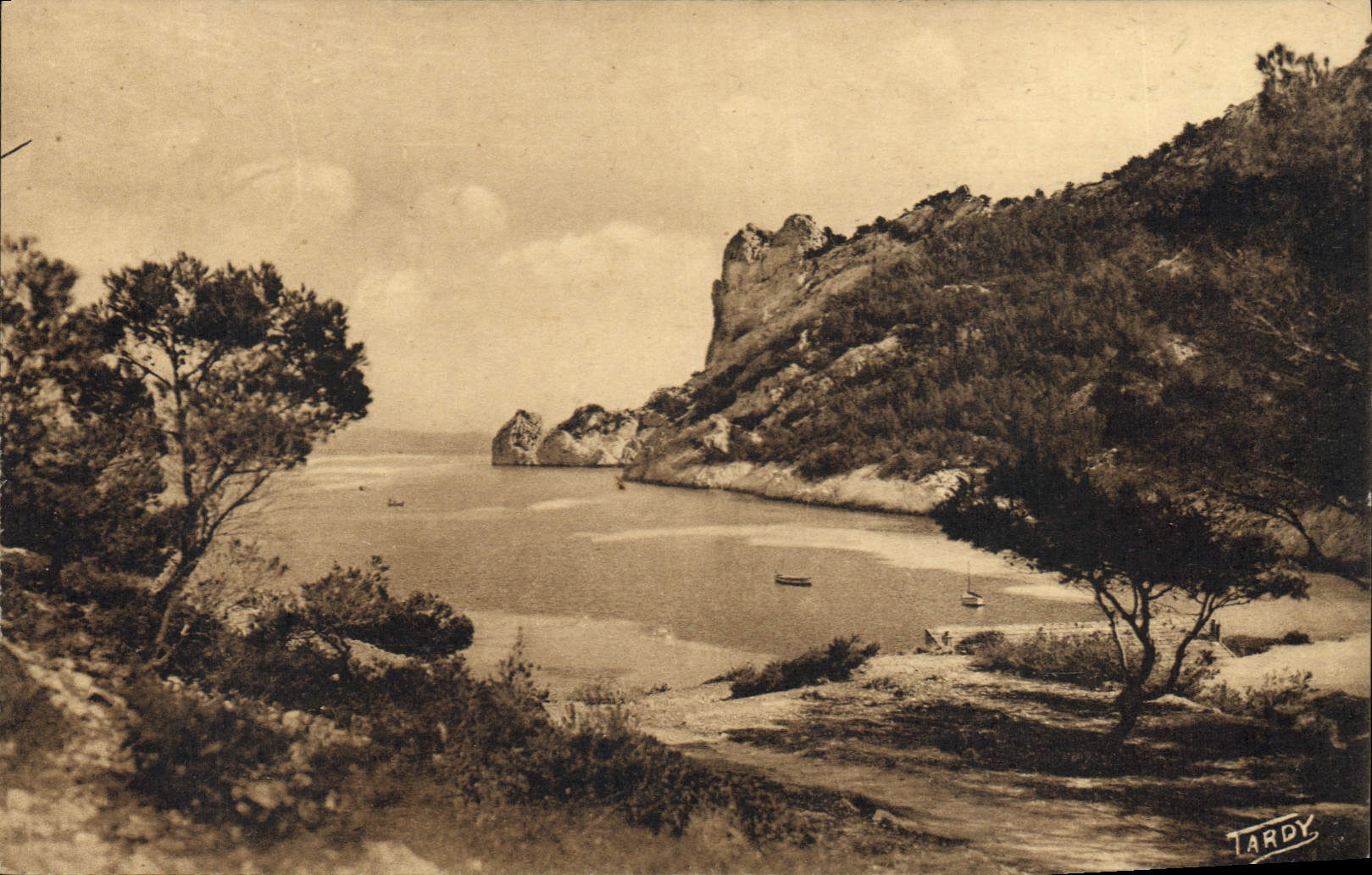 CPA Les Jolis Coins de Provence Littoral de Marseille Sormiou la Grande Plage 