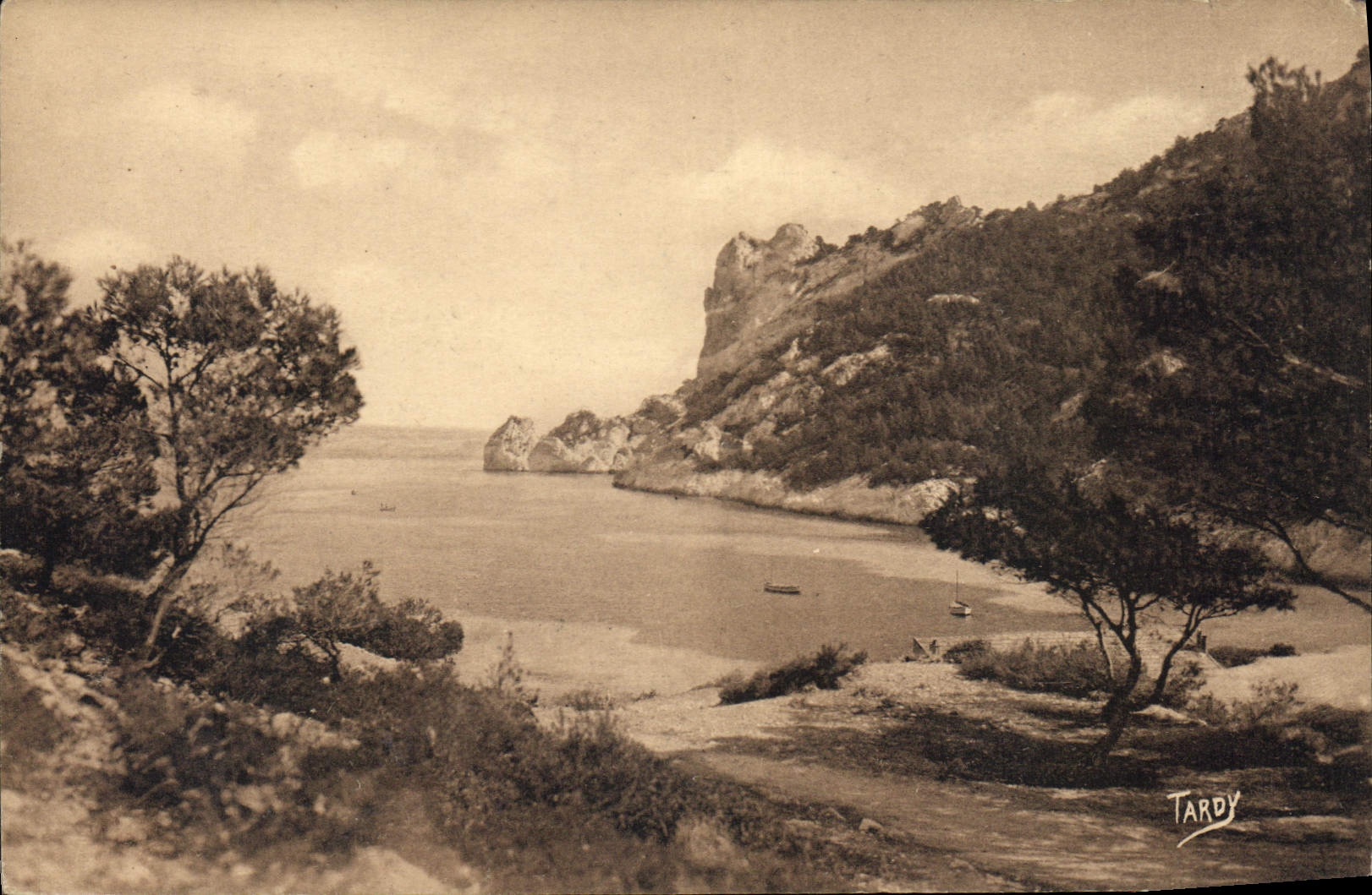 CPA Sites de Provence Littoral de Marseille Sormiou la Grande Plage 