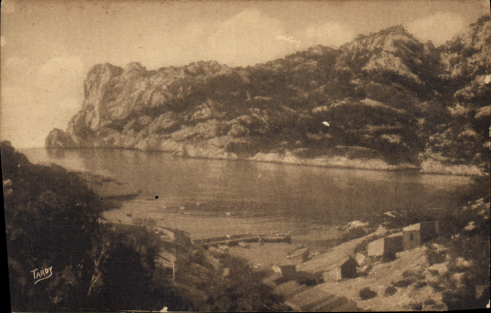 CPA Les Jolis Coins de Provence Littoral de Marseille Sormiou vue generale 