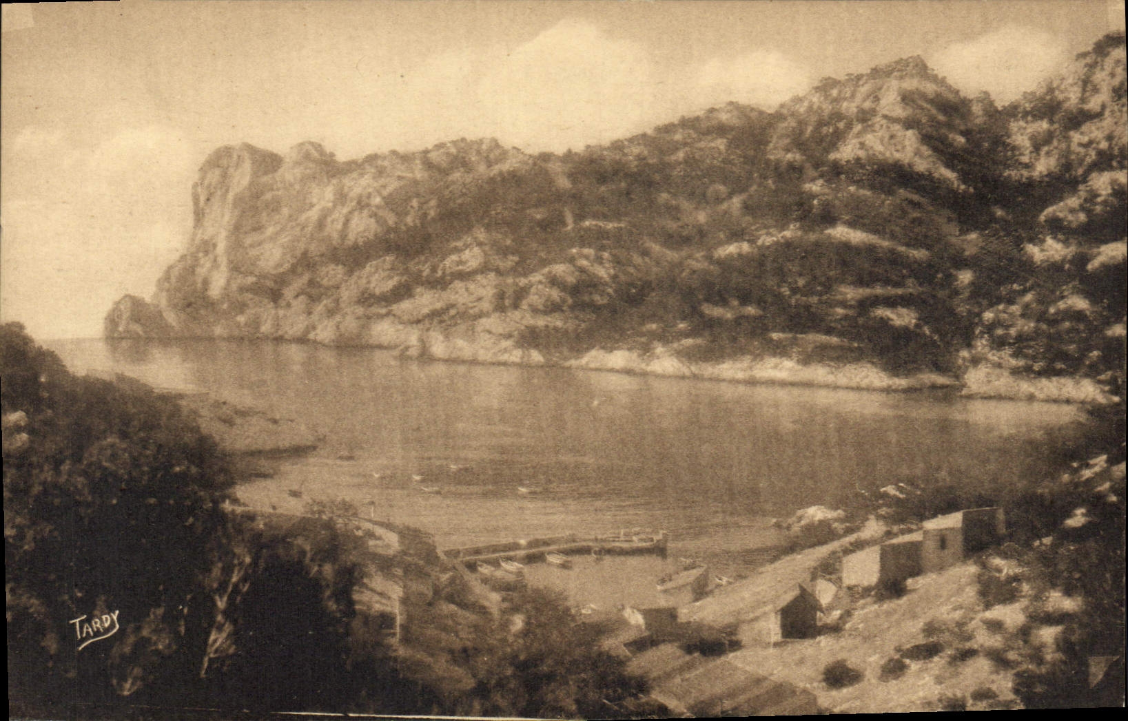 CPA Les Jolis Coins de Provence Littoral de Marseille Sormiou vue generale 