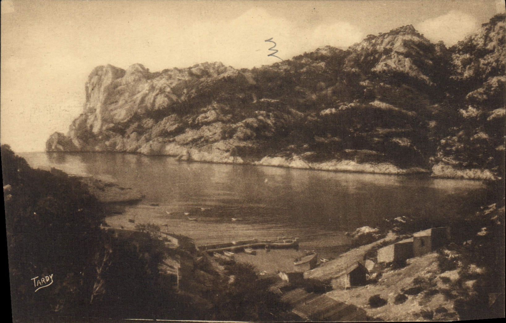 CPA Les Jolis coins de Provence Littoral de Marseille Sormiou vue generale 