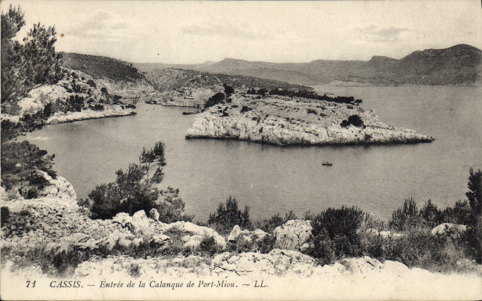 CPA Cassis Entree dela Calanque de Port Miou 