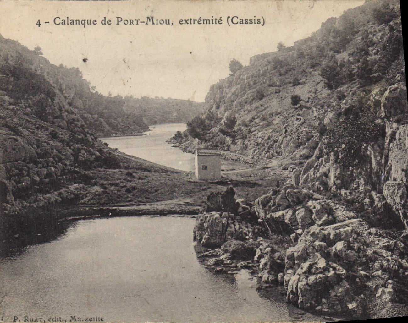 CPA Calanque de Port Miou extremite Cassis