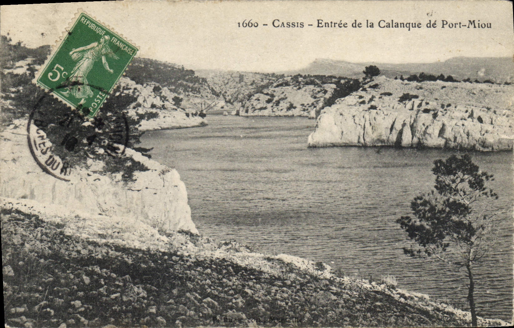 CPA Cassis Entree dela Calanque de Port Miou