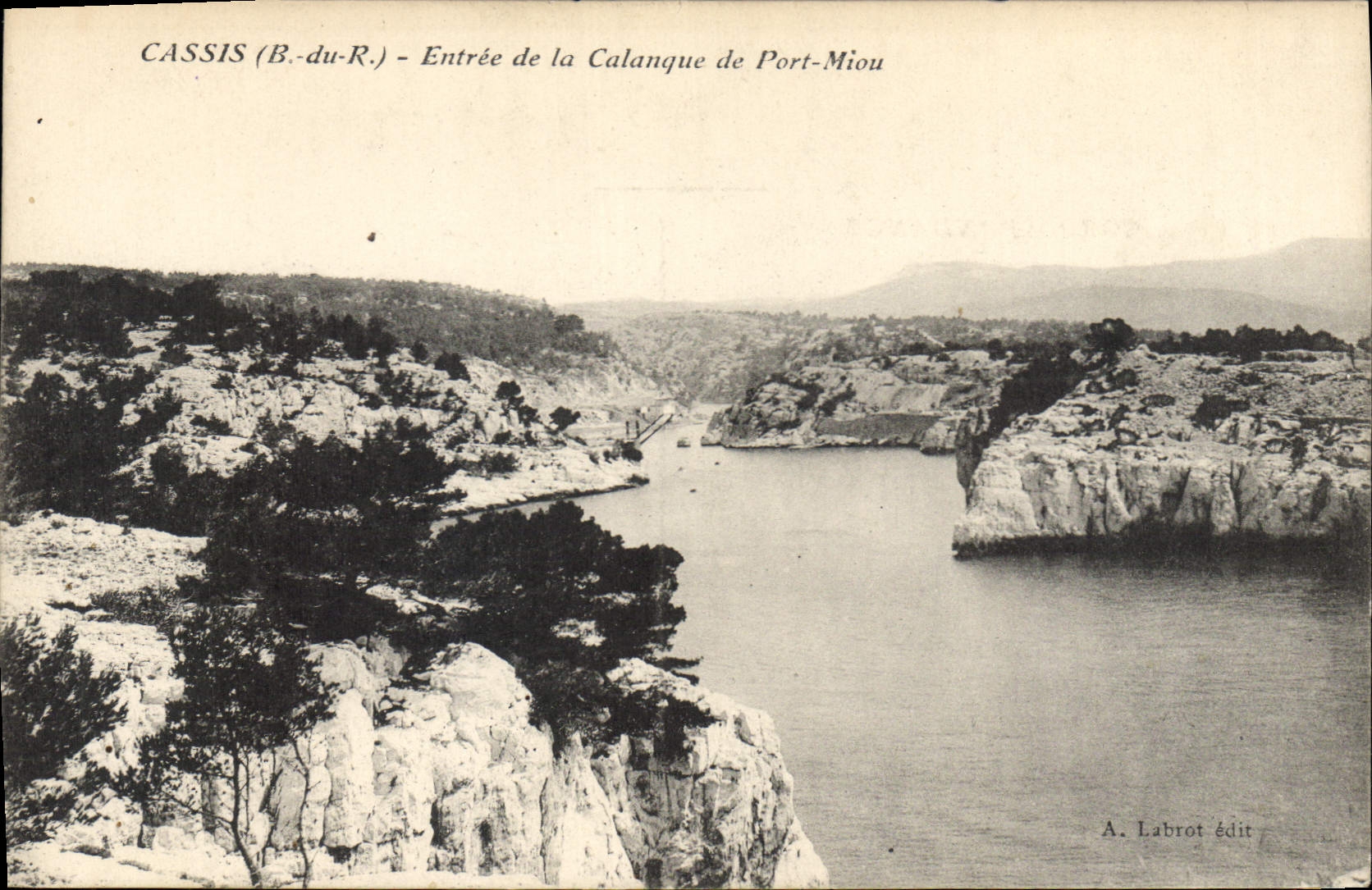 CPA Cassis B du R entree de la Calanque de Port Miou 