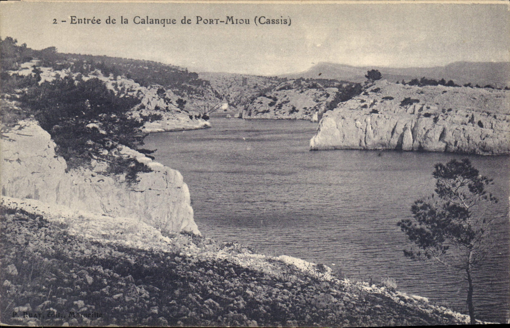 CPA Entree de la Calanque de Port Miou Cassis 