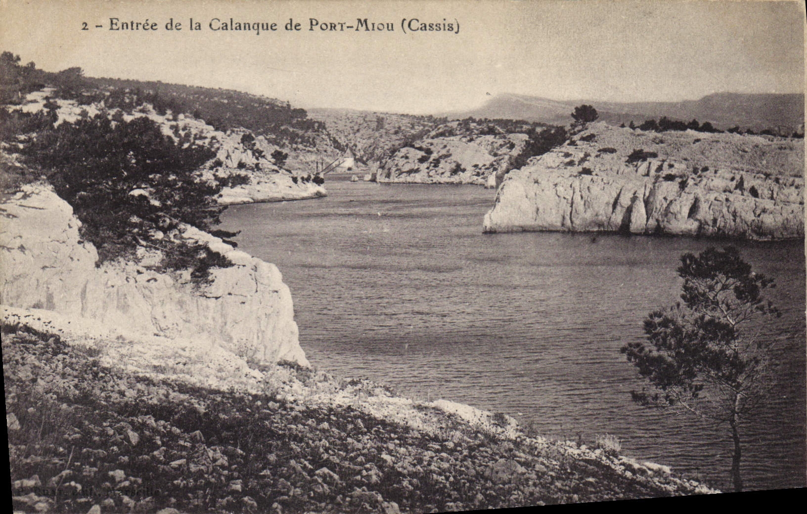 CPA Entree de la Calanque de Port Miou Cassis 