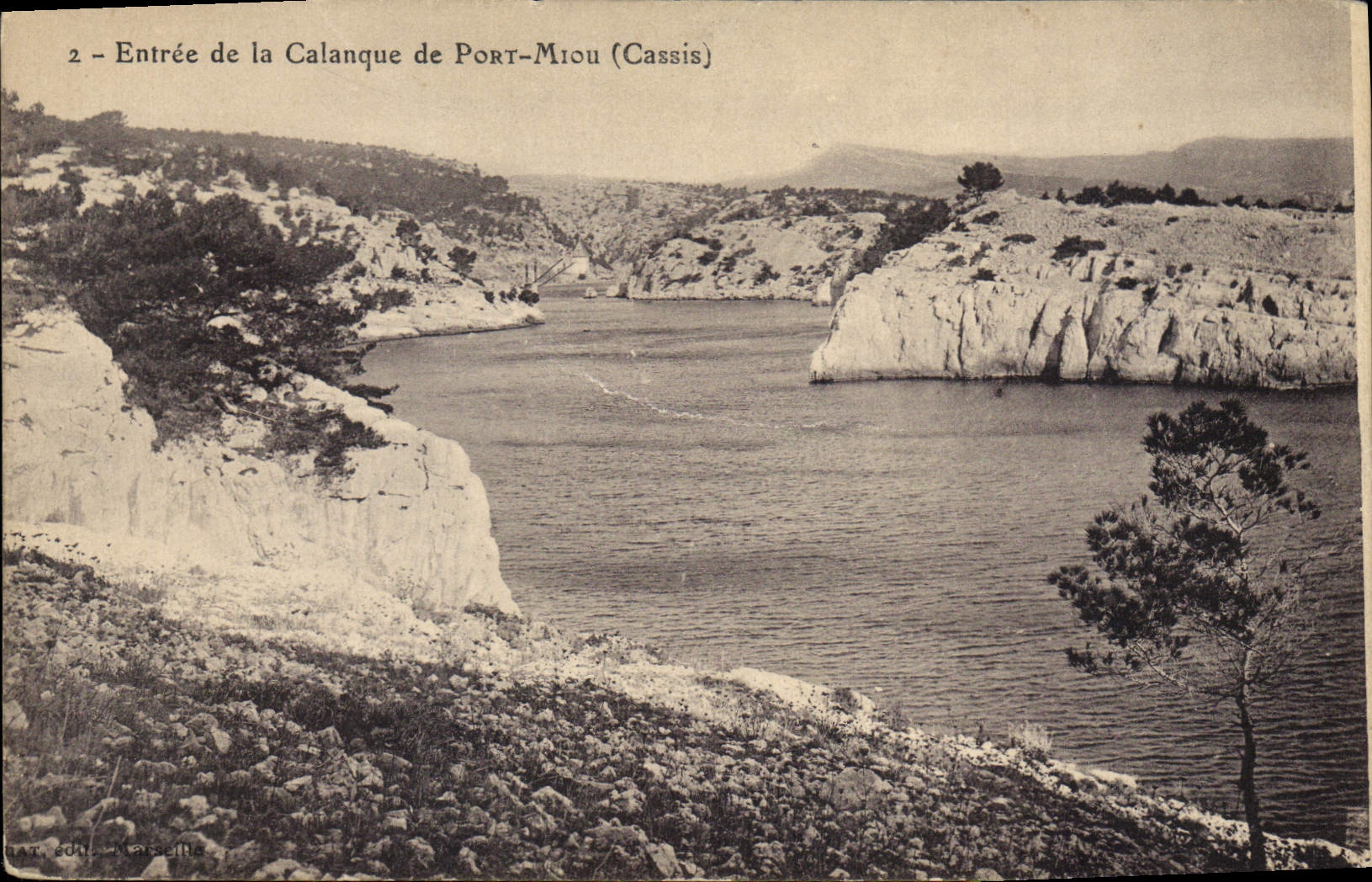 CPA Entree de la Calanque de Port Miou Cassis 