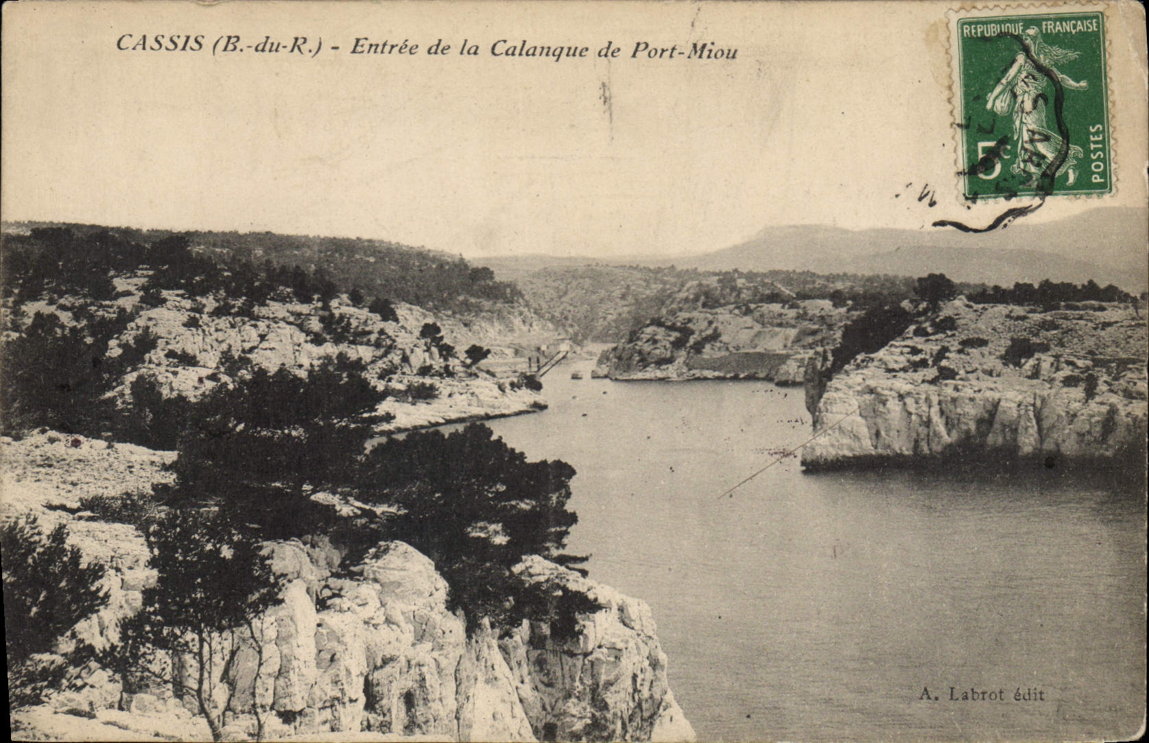 CPA Cassis B du R entree de la Calanque de Port Miou 