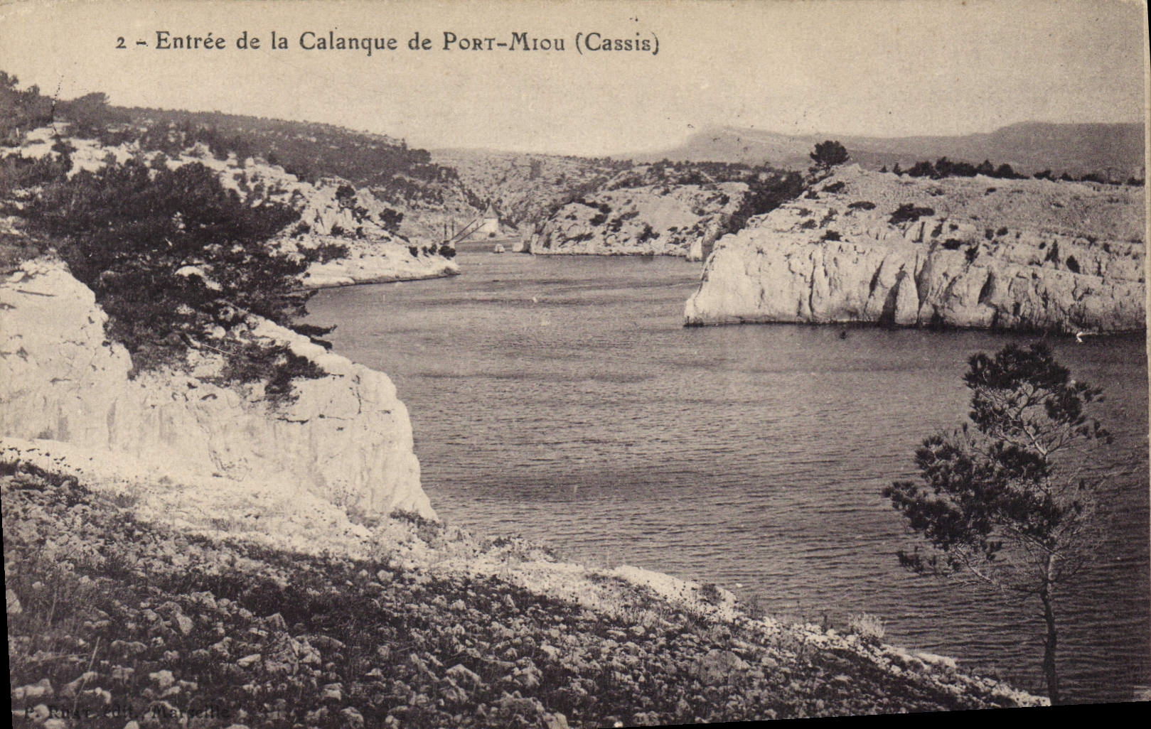 CPA Entree de la Calanque de Port Miou Cassis 