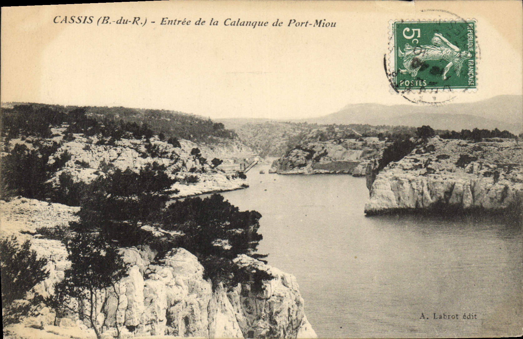 CPA Cassis B du R entree de la Calanque de Port Miou 