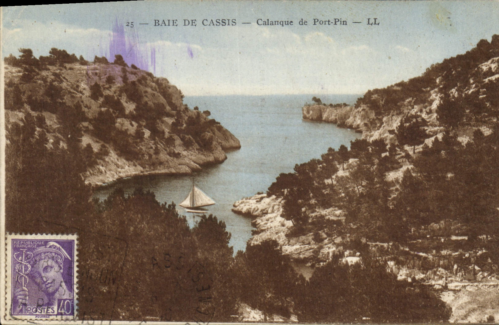 CPA Baie de Cassis Calanque de Port Pin 