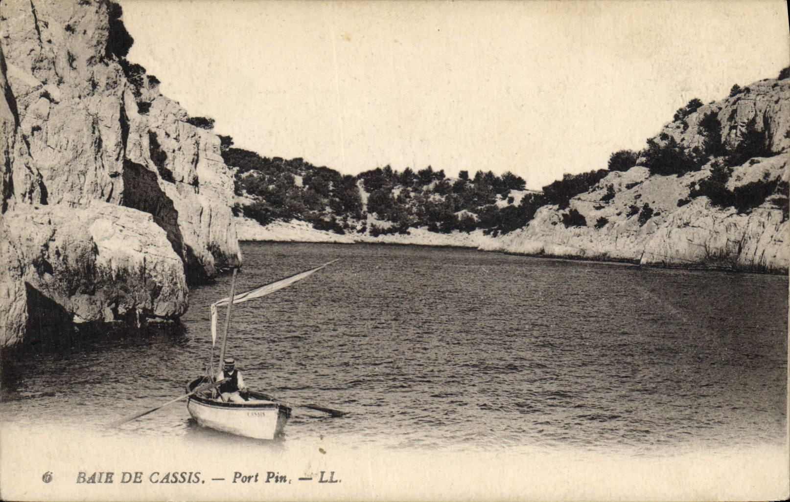 CPA Baie de Cassis Port Pin 