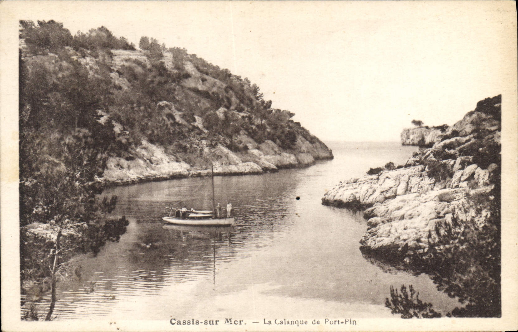 CPA Cassis sur Mer Calanque de Port Pin 