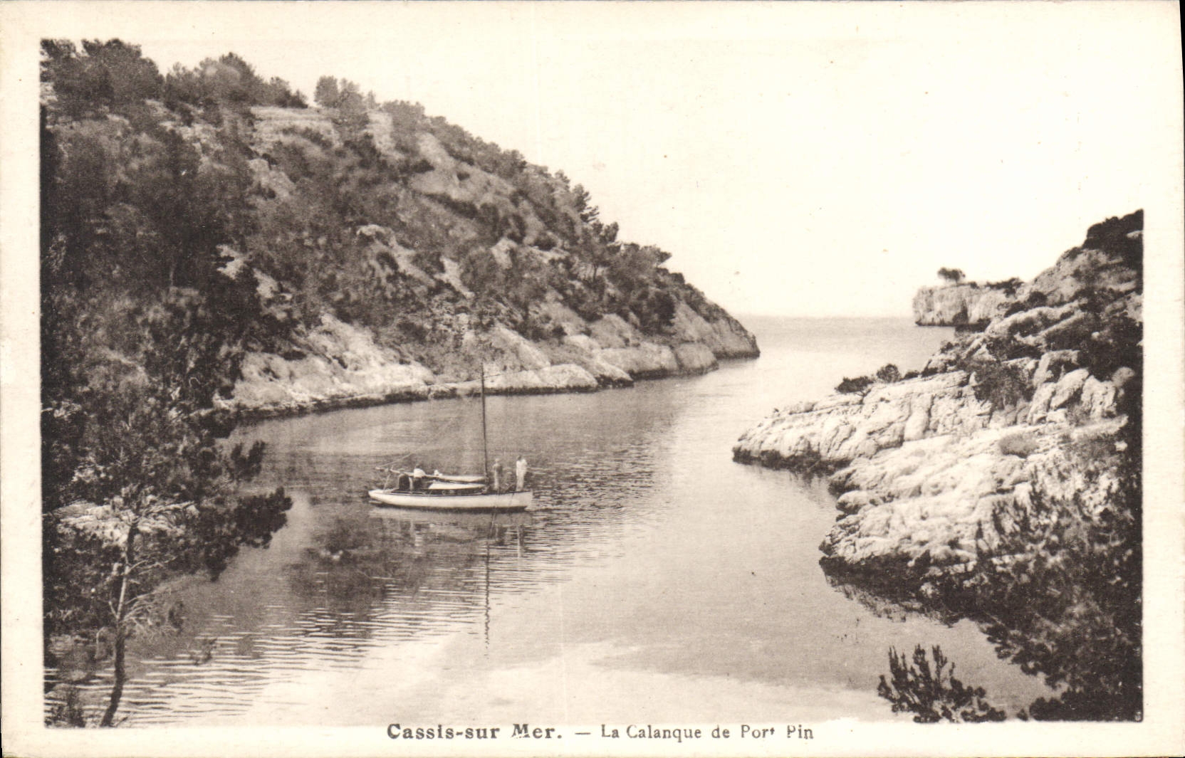 CPA Cassis sur Mer la Calanque de Port Pin 