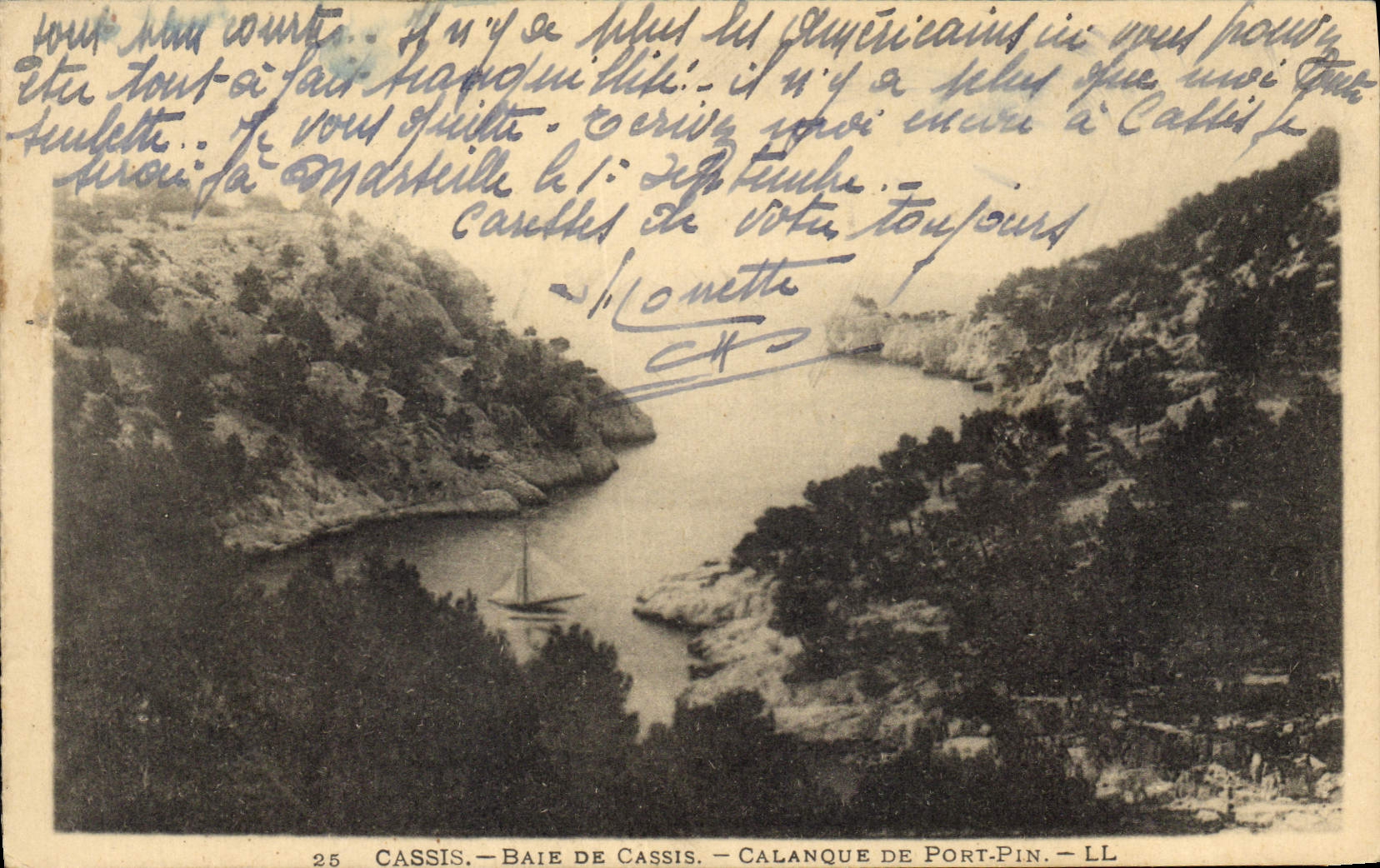 CPA Cassis Baie de Cassis Calanque de Port Pin 