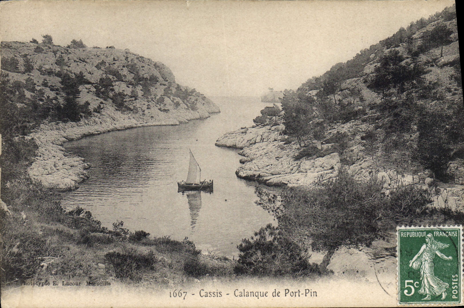 CPA Cassis Calanque de Port Pin 