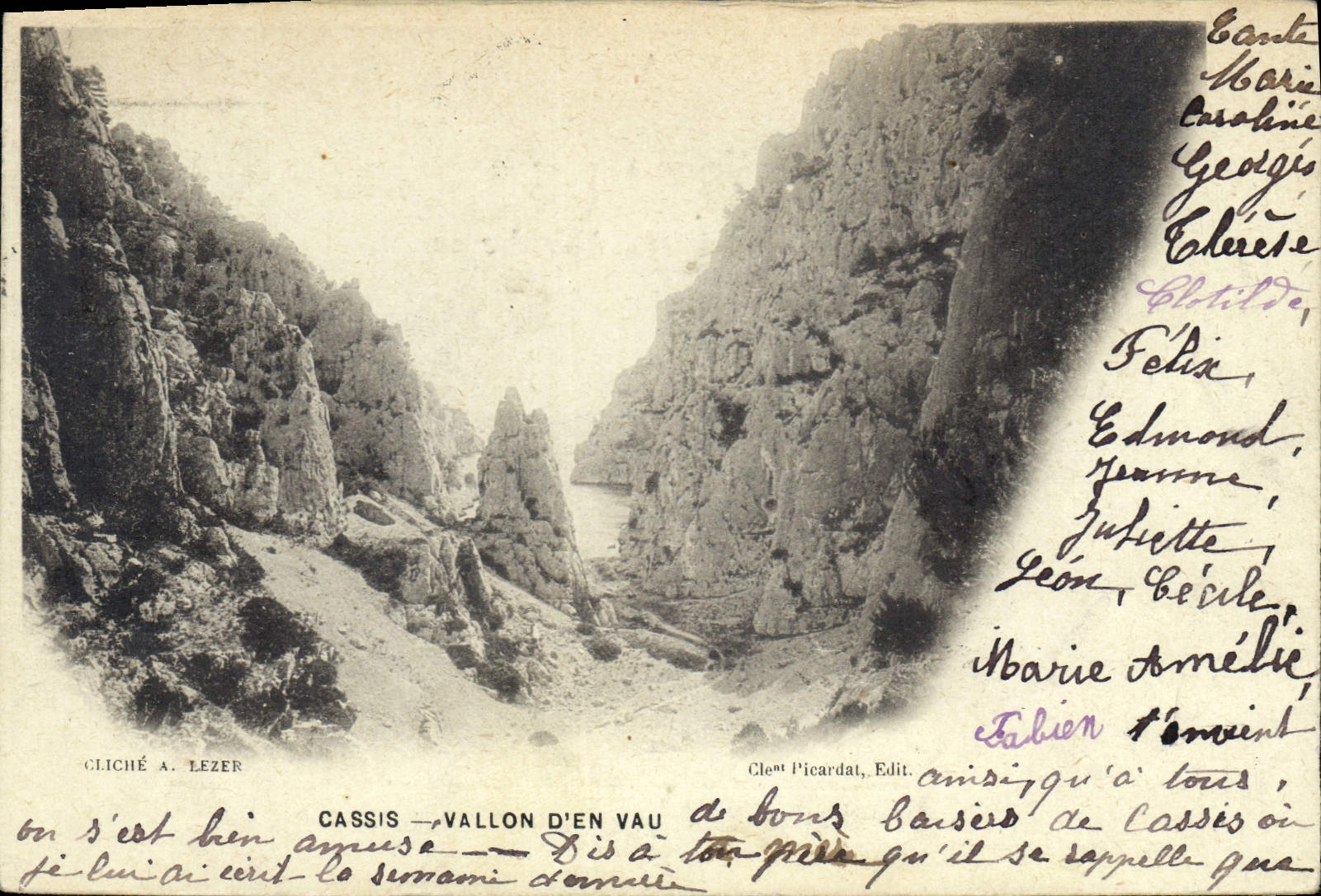 CPA Cassis Vallon d'En Vau 